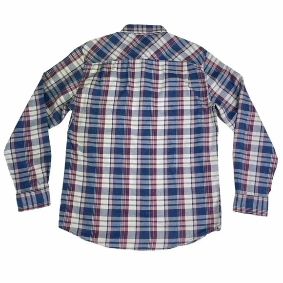Weatherproof Vintage Burnout Patriot Men’s Flannel - Picture 4 of 10